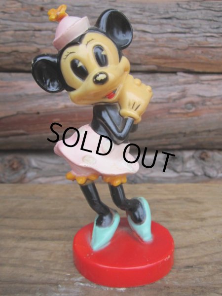 画像1: Vintage Disney Minnie Plastic Toy (PJ144) (1)