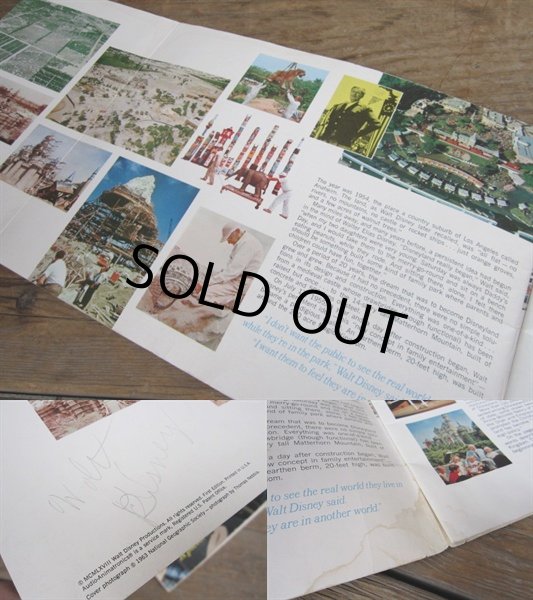 画像3: Vintage Disneyland Souvenir&Guide Book (PJ150) (3)