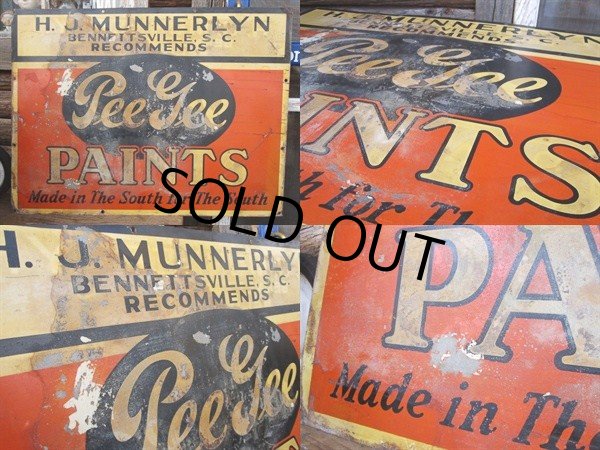 画像3: Vintage Pee Tee Paint Store Sign (PJ106) (3)