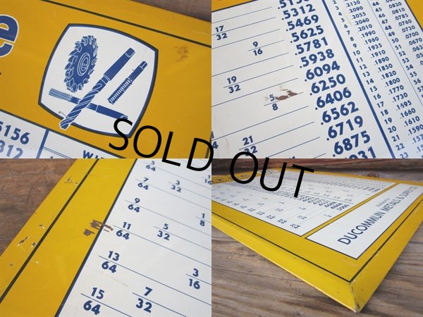 画像2: Vintage Morse Cutting Tool Sign (PJ174) (2)