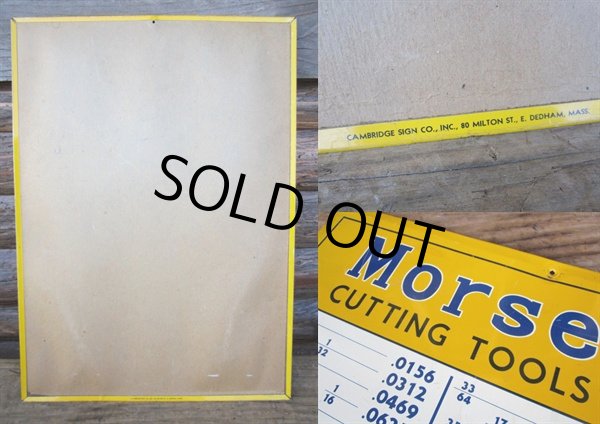画像3: Vintage Morse Cutting Tool Sign (PJ174) (3)