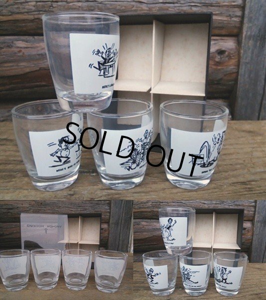 画像2: Vintage Shot Glass Anchor Hocking Set (PJ195) (2)