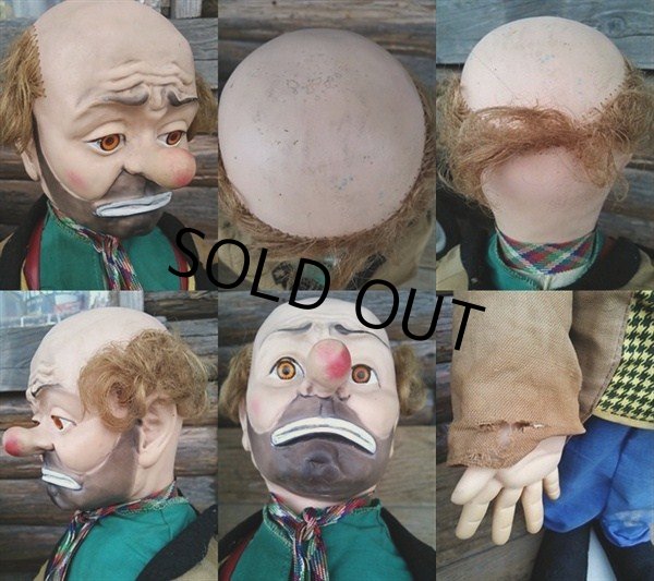 画像2: 50s Vintage Emmett Kelly Doll  (PJ200) (2)