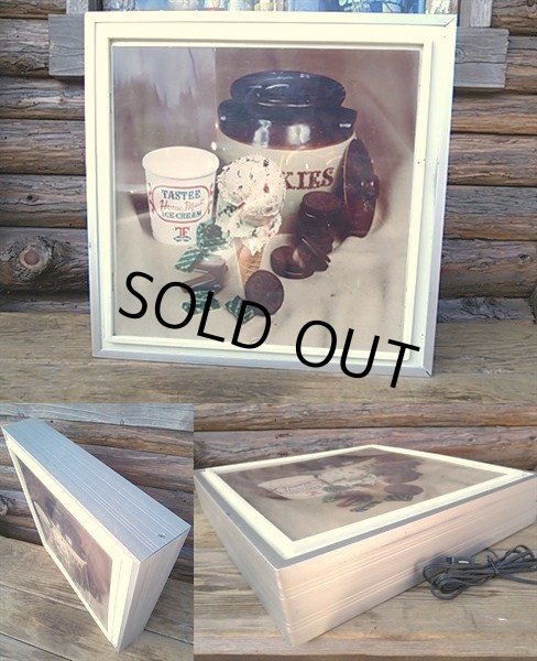 画像2: Vintage TASTEE ICE CREAM Lighted Store Sign (PJ205) (2)