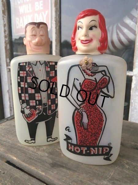 画像1: Vintage "HIP-NIP&HOT-NIP" Bottle Set (PJ218) (1)
