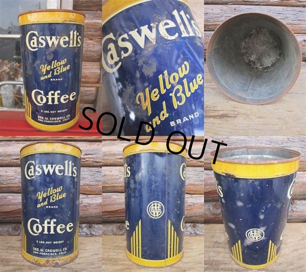 画像2: Vintage Tin Can / Caswell's Cofee (PJ264)  (2)