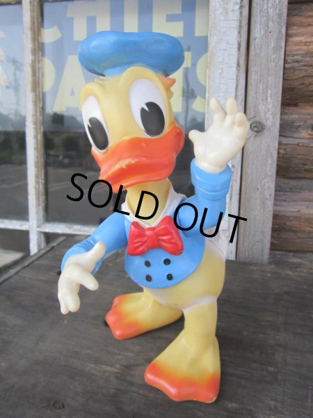 画像1: Vintage Donald Duck Rubber Doll / Ledraplastic (PJ270)  (1)