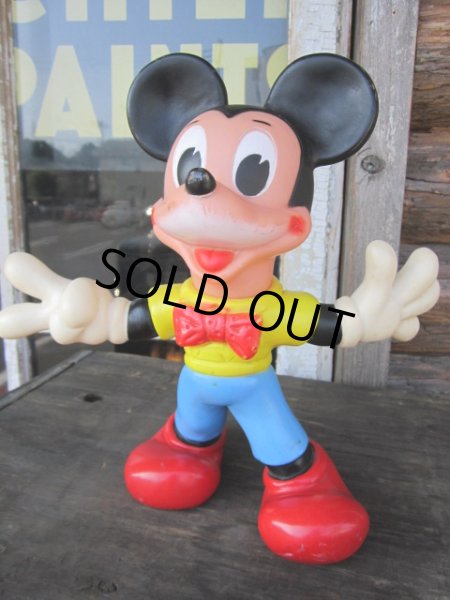 画像1: Vintage Mickey Rubber Doll / Ledraplastic (PJ269)  (1)