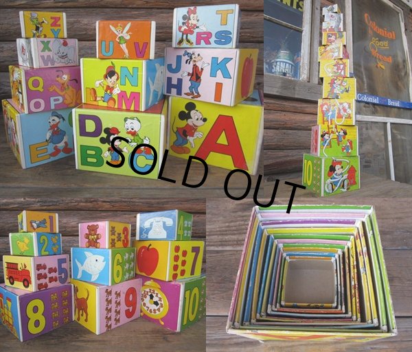 画像2: Vintage Disney Nesting Blocks (PJ269)  (2)