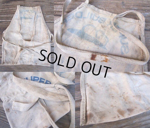 画像3: Vintage AD Super Builder Kid's Epron （PJ285)  (3)