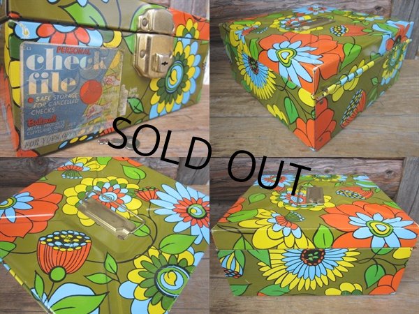 画像2: Vintage File Box / Flower （PJ264)  (2)