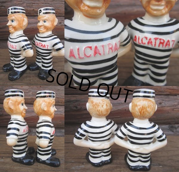 画像2: 60s Vintage Alcatraz Prisoner Ceramic S&P （PJ293)  (2)