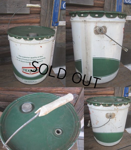 画像2: Vintage TEXACO 5GL Motor Gas/Oil Can (PJ296)  (2)