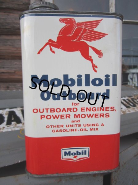 画像1: Vintage Mobil Oil Can #051 (PJ303)  (1)