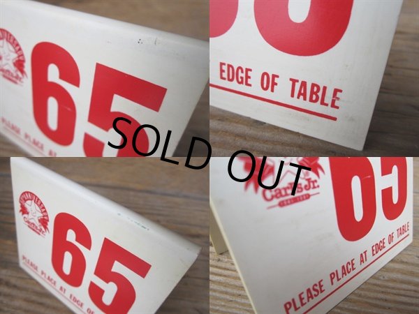 画像3: Carl's Jr Number Plate 65 (PJ305) (3)