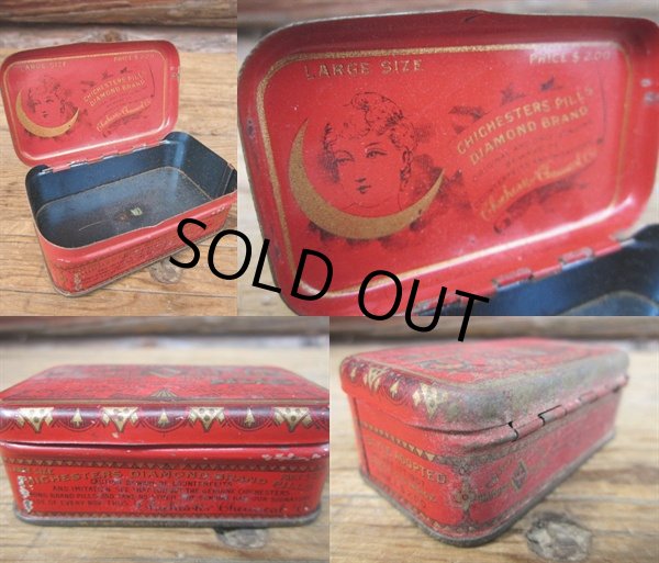 画像2: Vintage Chichesters Pills Tin Case (PJ361) (2)