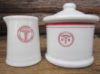 画像1: Vintage US ARMY MDS Creamer & Suger Pot (PJ412) (1)