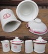 画像2: Vintage US ARMY MDS Creamer & Suger Pot (PJ412) (2)