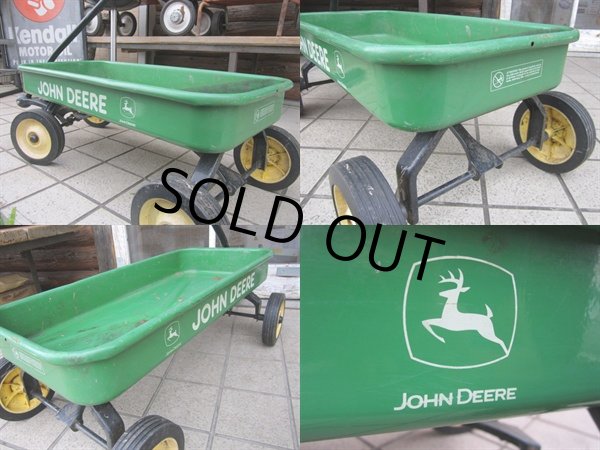 画像2: Vintage John Deer Steel Wagon (PJ417) (2)