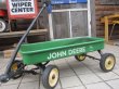 画像1: Vintage John Deer Steel Wagon (PJ417) (1)