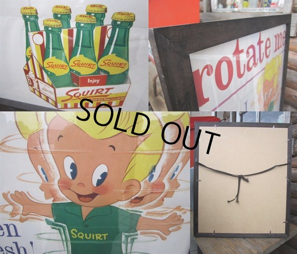 画像2: Vintage Squirt Soda Poster W/Frame (PJ429)  (2)