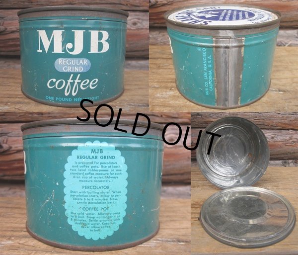 画像2: Vintage MJB Coffee Tin Can (PJ446) (2)