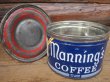 画像1: Vintage Manning's Coffee Tin Can (PJ450) (1)