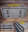 画像1: Vintage PREMIER 3 Drawer Tool Part Box (PJ455) (1)