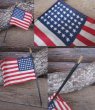 画像2: Vintage US FLAG Old Glory Stars and Stripes #E (PJ462) (2)