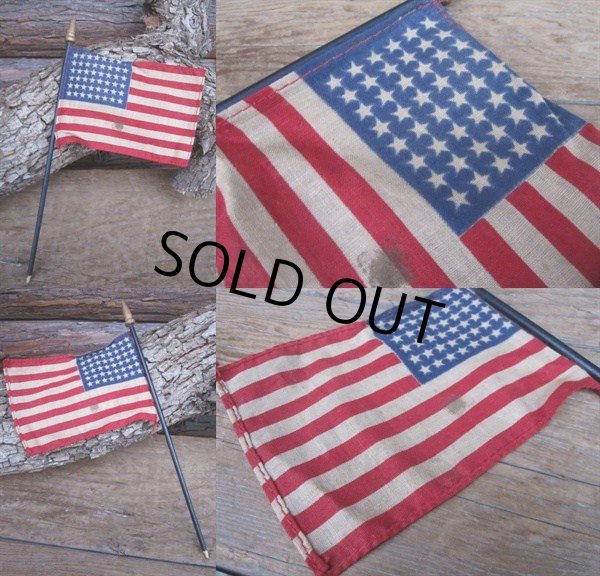 画像2: Vintage US FLAG Old Glory Stars and Stripes #D (PJ461) (2)