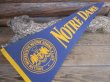 画像1: Vintage Pennant / NOTRE DAME (PJ504)  (1)