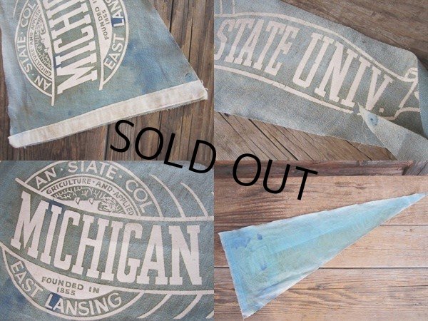 画像2: Vintage College Pennant / MS UNIV (PJ502)  (2)