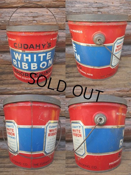 画像2: Vintage Tin Can / WHITE RIBBON (PJ509)   (2)