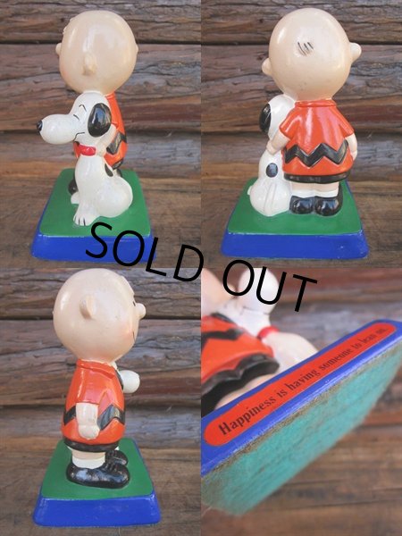 画像2: Vintage Snoopy Ceramic Massage Doll (PJ493) (2)