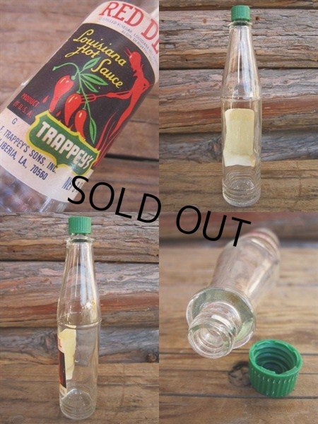 画像2: Vintage Trappey's Hot Souse Bottle (PJ519) (2)