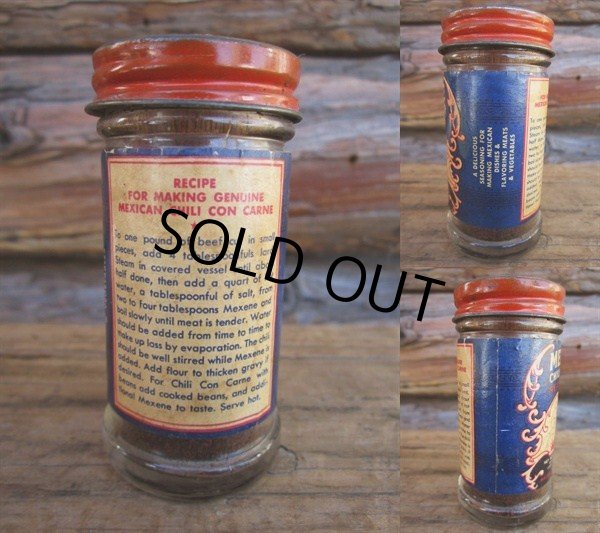 画像2: Vintage MEXENE Chili Powder Bottle (PJ517) (2)