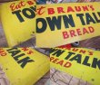 画像2: Vintage TOWN TALK BREAD Store Display Sign (PJ533)  (2)