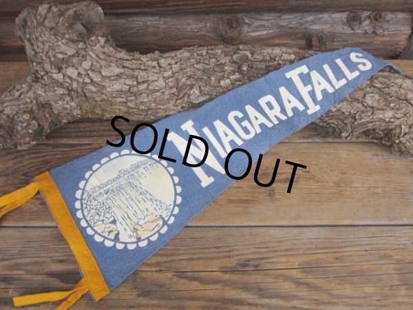 画像1: Vintage Souvenir Pennant / Niagara Falls (PJ506) (1)