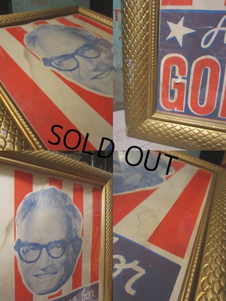 画像2: Vintage BM Goldwater Poster Flame (PJ563)  (2)