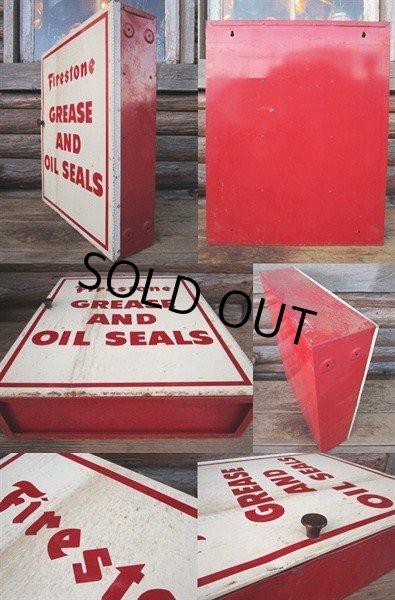 画像2: Vintage Firestone Metal Cabinet (PJ568)  (2)