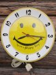 画像1: Vintage Smile Happy Face Wall Clock (PJ583) (1)