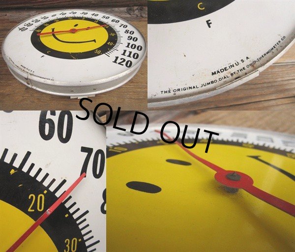 画像2: Vintage Smile Happy Face Thermometer (PJ585) (2)