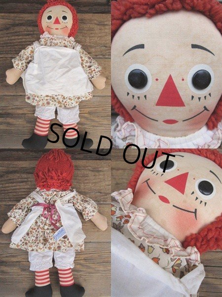 画像2: Vintage Raggedy Anne / Rug Doll 49cm (PJ593) (2)