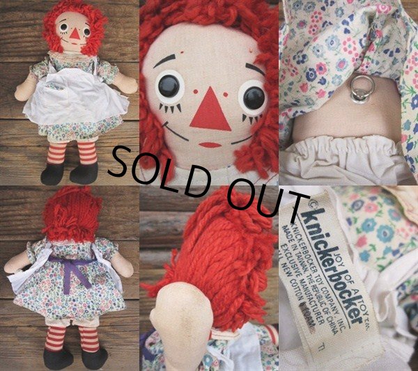 画像2: Vintage Raggedy Anne&Andy / Rug Doll Set #A (PJ598) (2)