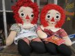 画像1: Vintage Raggedy Anne&Andy / Rug Doll Set #A (PJ598) (1)