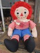 画像1: Vintage Raggedy Andy Rug Doll 40cm (PJ601) (1)