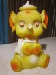 画像1: Vintage Rubber Doll Yellow Elephant (PJ647) (1)