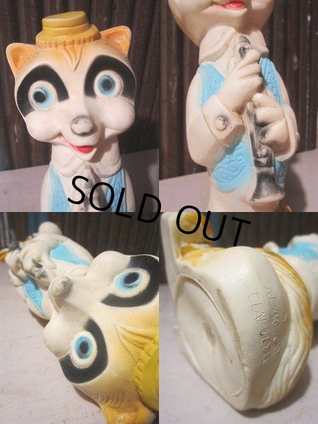 画像3: Vintage Rubber Doll Clarinets Racoon (PJ662) (3)