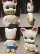 画像2: Vintage Rubber Doll Tennis Cat (PJ661) (2)