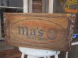 画像1: Vintage Wood Box Ma's Root Beer (PJ674)  (1)